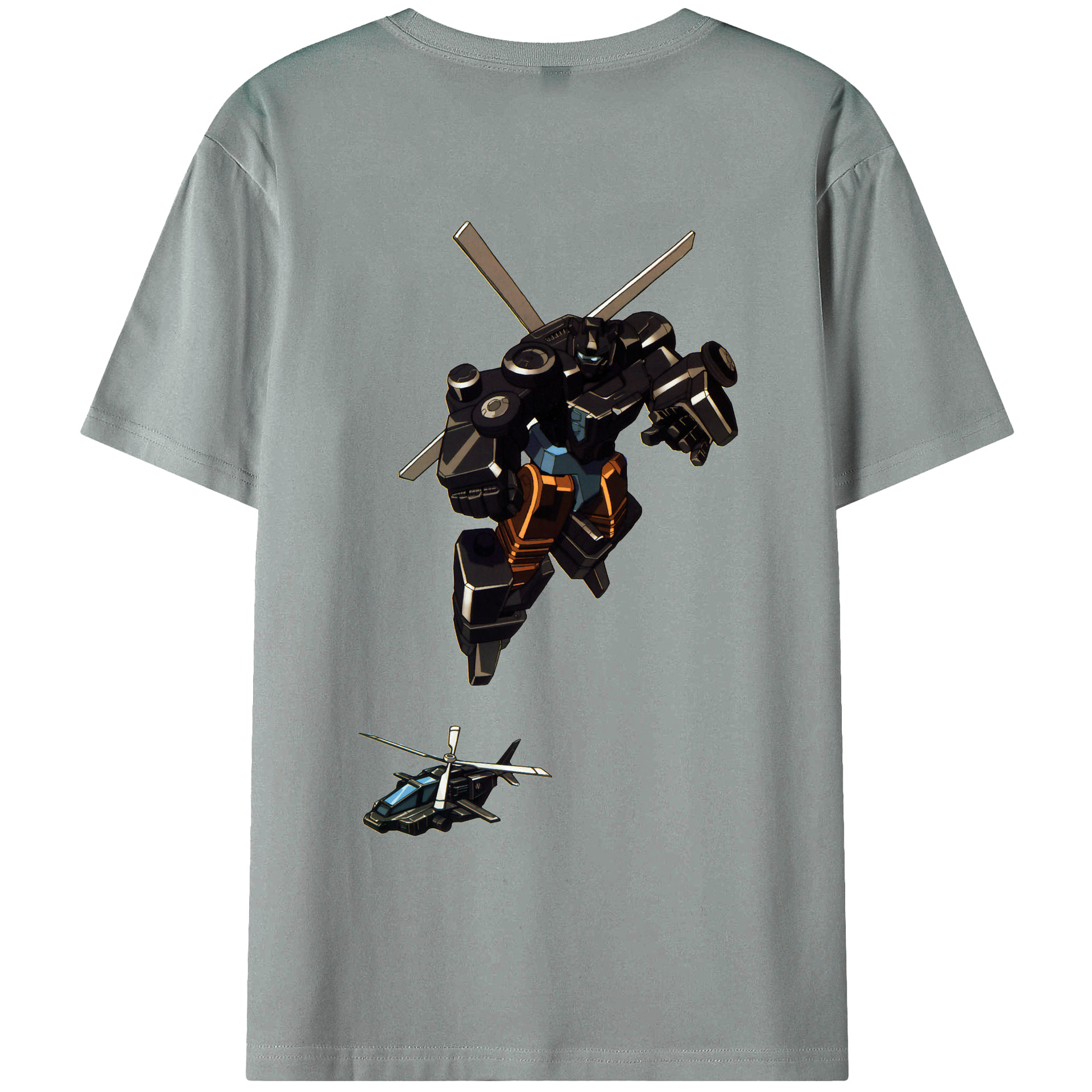 （画像用）  綿100％ メンズ半袖Tシャツ（バックプリント） 通気性